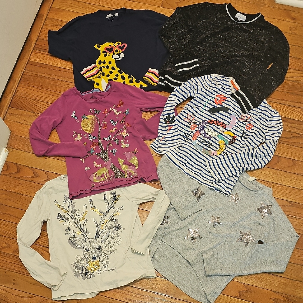 Girl's Long Sleeve Tops & Sweaters Gap, Saks, Rockets of Awesome Sizes 8, 9/10
